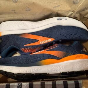 Brooks Ghost 16 Running Shoes - Blue and Orange
